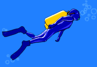logo potápač